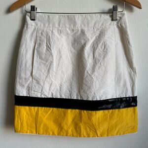 BALENCIAGA PARIS Colorblock Mini Skirt